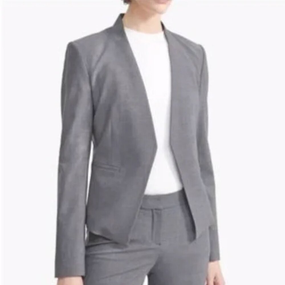 Theory Lanai Edition 5 Blazer Jacket in Gray / Light Gray Size 00